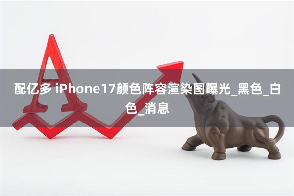 配亿多 iPhone17颜色阵容渲染图曝光_黑色_白色_消息